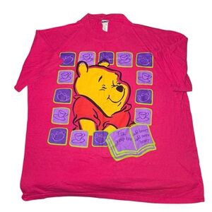 Y2K Winnie The Pooh Graphic T-Shirt Plus Size